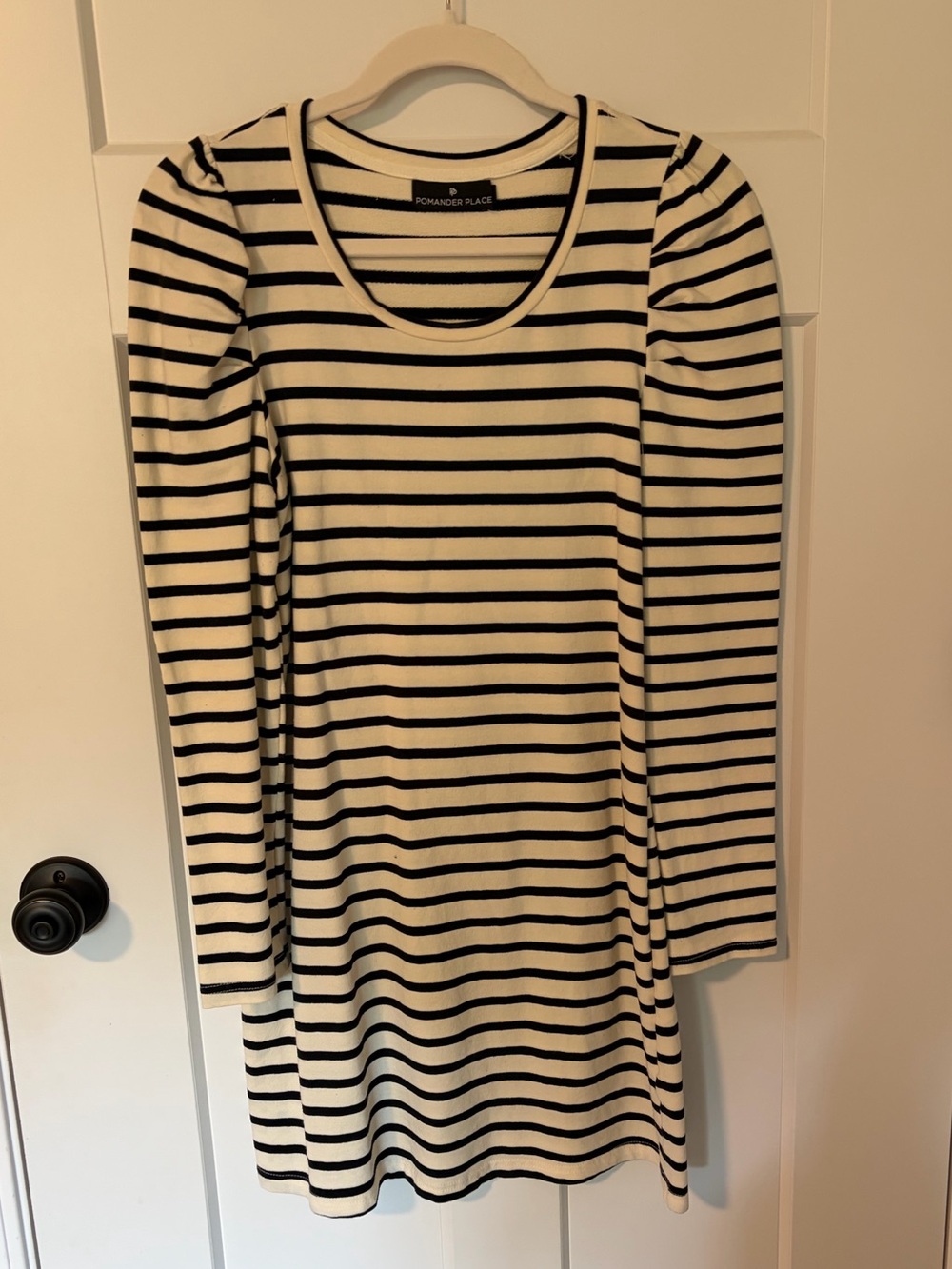 Pomander Place Black and White Dress